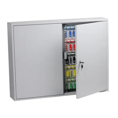 Zdjęcie produktu dla phoenix Safe KC0606K Szafka na klucze - 400 haczyków, jasnoszara, zamek na klucz