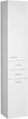 Produktbild von Aqualine ZOJA/KERAMIA FRESH Hochschrank mit Wäschekorb 35x184x29cm, Weiß