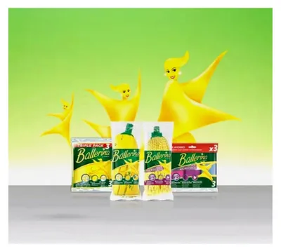 Produktbild von Reinigungstuch, gelb, 6 + 1 Stück