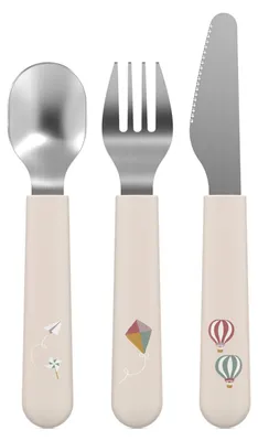 Kinderbesteck-Set 3-teilig, ab 12 Monaten, Sunshine & Rainbow