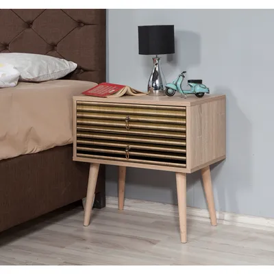 Obrázek produktu pro Skye Decor, Two- Two SPH, Sonomo, noční stolky a skříňky, 61x60x40 cm, 100% melaminovaná dřevotříska