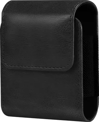 Produktbild von Avizar, Universelle Gürteltasche Größe V aus Leder mit Magnetverschluss, Schwarz
