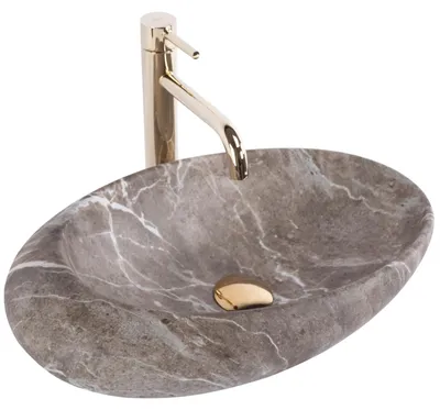 Productafbeelding van Rea Opzetwastafel Roxy B Stone Nature