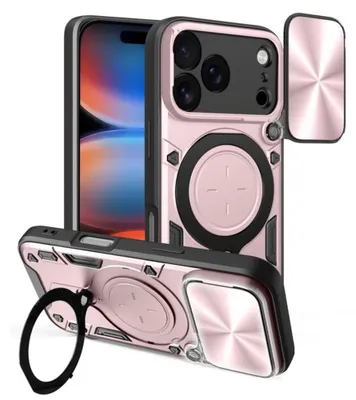 Produktbild von Techsuit - CamGuard Pro Hülle für iPhone 17 Pro Max - Roségold