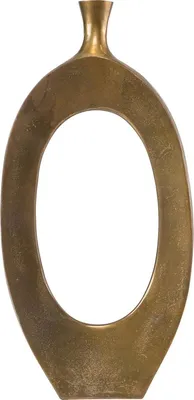 Produktbild von Vase Blumenvase Metall gold 24x5x49,5cm