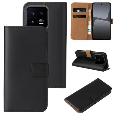 Produktbild von Handyhülle für Xiaomi 13 5G Klapphülle Bookcase Flip Cover Hülle Handy Tasche Etui Farbe: Schwarz
