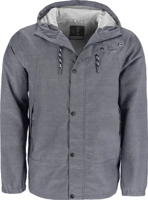 Produktbild von Leitfeuer Herren Funktionsjacke Two-toned - Outdoor Jacke Herren Reißverschluss Jacke Atmungsaktiv Winddicht Wasserdicht in Dunkelblau Größe M