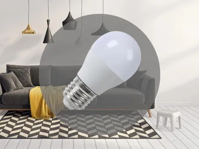 Zdjęcie produktu dla Żarówka LED 5W-G45/E27/SMD/4000K - ZLS829