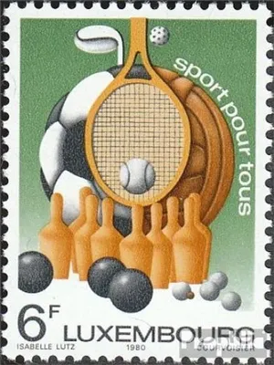 Produktbild von Briefmarken Luxemburg 1980 Mi 1011 (kompl.Ausg.) postfrisch Sport