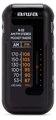 Immagine prodotto di Aiwa R-22BK radio Personale Analogico Nero