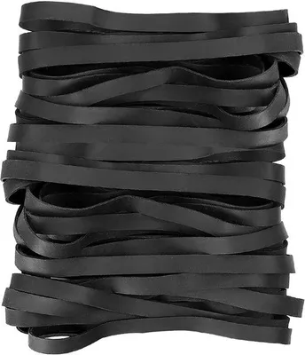 Imagen del producto de Bandas elásticas de 5 mm - Cremalleras negras - Cremalleras resistentes para oficina, hogar, escuela, libros, documentos y carpetas