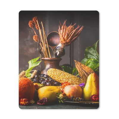 Produktbild von MuchoWow® Mauspad Mousepad Gemüse - Obst - Rustikal - Tisch 30x40 cm - Mousepads - Maus Mat - Pad - Mausunterlage - Mausmatten