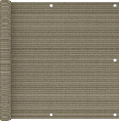 Produktbild von Möbel Balkon-Sichtschutz Taupe 90x300 cm HDPE  - Sonnensegel 310960