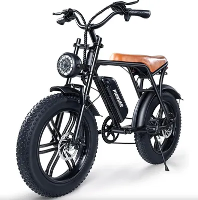 Produktbild von Elektrofahrrad Mountainbike 20 Zoll 4.0 Breitreifen 7-Gang LCD Display schwarz