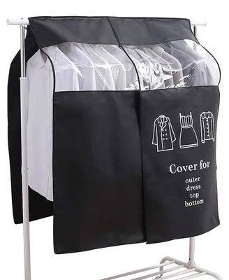 Image de Housses de vêtements noires pour protection
