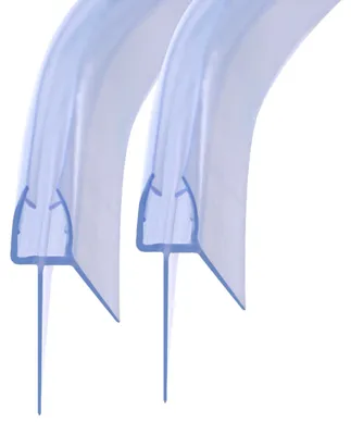 Immagine prodotto di Guarnizione curva per doccia, 2 pezzi da 80 cm, adatta per docce rotonde
