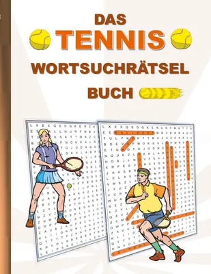 Produktbild von Das Tennis Wortsuchrätsel Buch