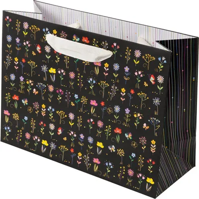 Zdjęcie produktu dla Torba prezentowa Goldbuch Small & Brave, czarna, 18 x 10 x 25 cm