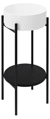 Image de PUNO Console avec lavabo 375x870x448xmm, noir mat