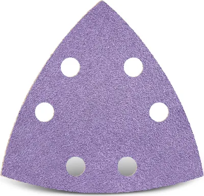 Produktbild von MENZER Purple HD Klett-Schleifblätter, 93 mm, 6-Loch, f. Deltaschleifer, Keramik-Mix (50 Stk.) K150