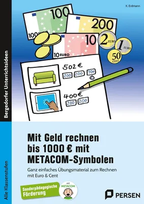 Produktbild von Mit Geld rechnen bis 1000 Euro mit METACOM-Symbolen