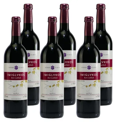 Produktbild von Achaia Clauss Imiglykos Rotwein -lieblich- (6 x 0,75L)