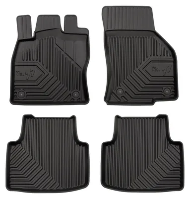 Zdjęcie produktu dla Dywaniki gumowe do Volkswagen Passat B8 2014-2022 – 4 szt., czarne, dopasowane