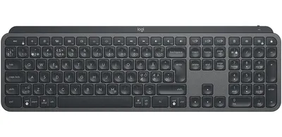 Immagine prodotto di Tasti Logitech MX - Dimensioni complete (100%) - Senza fili - RF senza fili + Bluetooth - QWERTY - Grafite