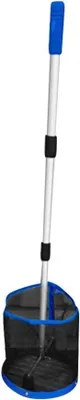 Productafbeelding van Tafeltennisbal Pick-up Mand - Balverzamelaar Tafeltennis - Ballen Verzamelen - Telescopische Stang - 70 cm - Zwart