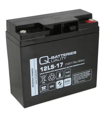 Produktbild von Q-Batteries 12LS-17 12V 17Ah AGM VRLA Blei-Vlies-Akku VdS-