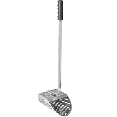 Zdjęcie produktu dla Łyżka do piasku z wykrywaczem metali VEVOR, długość rączki 62 cm, otwór 10 mm, łopatka do piasku z wykrywaczem metali ze stali nierdzewnej, łopatka do piasku z wykrywaczem metali, łopatka do piasku do poszukiwania skarbów na plaży