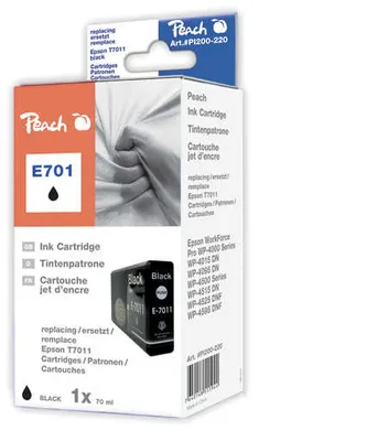 Obrázok produktu pre Peach 315375, Čierna, Atrament na pigmentovej báze, 1 kusov
