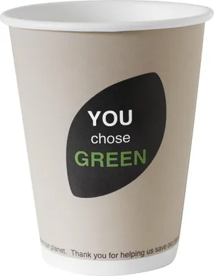 Produktbild von Duni Pappbecher 0,2 L You chose Green - 10 Stk.