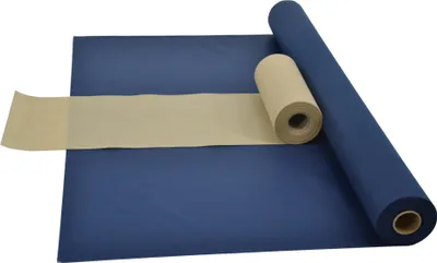 Produktbild von Sensalux Kombi-Set 1 Tischdeckenrolle 1m x 25m blau + Tischläufer 30cm beige