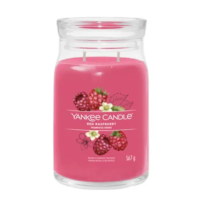Obrázek produktu pro Yankee Candle Červená malina Signature velká sklenice 567 g