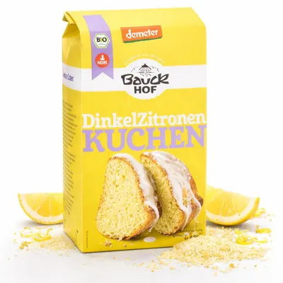 Zdjęcie produktu dla Mieszanka do pieczenia - orkiszowe ciasto cytrynowe 485 g
