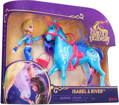 Produktbild von Spin Master Unicorn Academy Small Doll & Unicorn Isabel & River