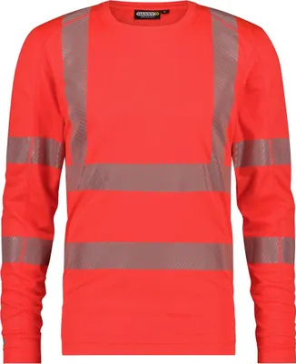 Produktbild von DASSY Warnschutzshirt CARTERVILLE Gr. 3XL neonrot