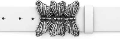 Produktbild von Ledergürtel Schmetterlinge aus echtem Leder, mit Schmetterlingen von collezione alessandro