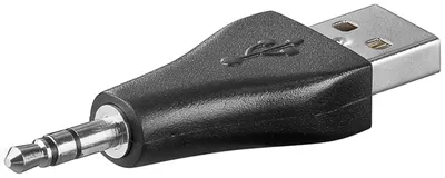 Zdjęcie produktu dla Goobay 93981, USB-A, 3.5mm, Czarny