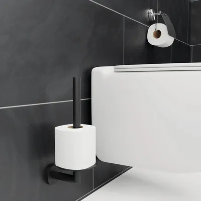 Produktbild von REIKA Reserverollenhalter SAKU schwarz matt