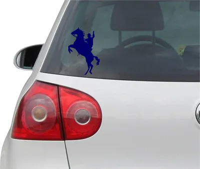 Produktbild von Aufkleber / Autoaufkleber - JDM - Die cut - COWBOY #2 Western - Auto, Truck, Notebook, Laptop - blau - 93mmx139mm