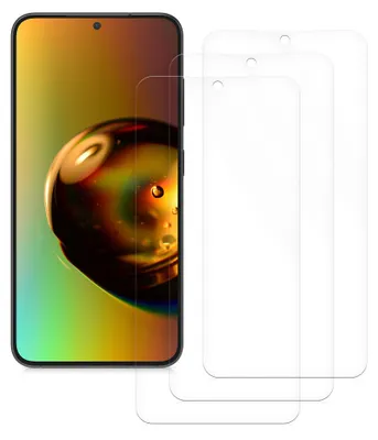 Produktbild von kwmobile 3x Displayschutzfolie kompatibel mit Samsung Galaxy S25 Edge Folie - klare Schutzfolien Set in transparent