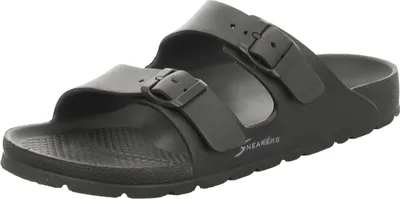 Produktbild von Sneakers Herren-Badepantolette Schwarz, Farbe:schwarz, EU Größe:43