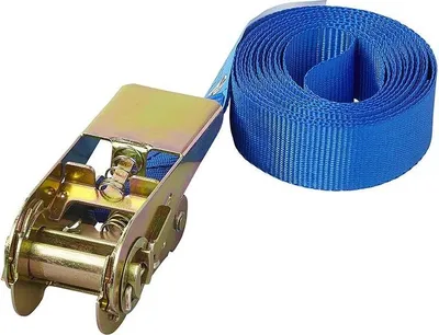 Produktbild von Spanngurt blau mit Ratsche 3,5 Meter