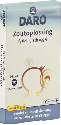 Produktbild von Daro Physiologische Kochsalzlösung (10 x 5 ml)