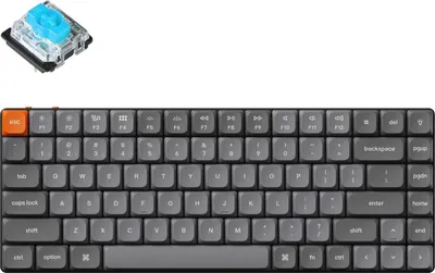 Image de KEYCHRON K3 Max gris/orange, DE-Layout