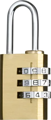 Produktbild von Wonday Zahlen-Sicherheitsschloss aus Messing 20 mm