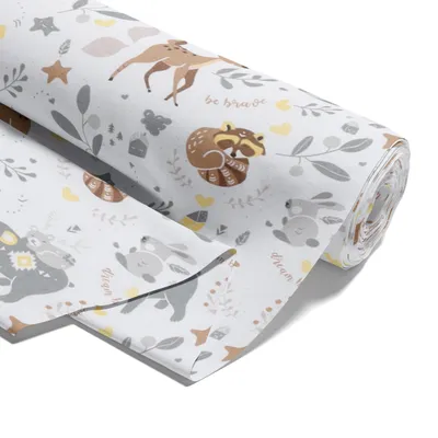 Zdjęcie produktu dla Tkanina bawełniana na metry 5 M x 160 cm - tkaniny do szycia z czystej bawełny Tkanina podszewkowa tkanina dekoracyjna do patchworku płótno i szycie tkanina do szycia jeleń
