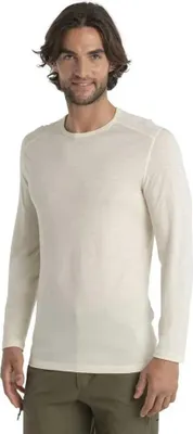 Produktbild von Icebreaker 200 Oasis Crewe Merino Langarm-baselayer Beige M Herren Beige M